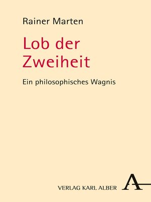 cover image of Lob der Zweiheit